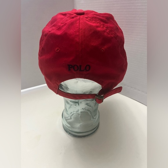 Polo by Ralph Lauren Red and Blue Hat Classic Style w/adjustable strap - Picture 3 of 8